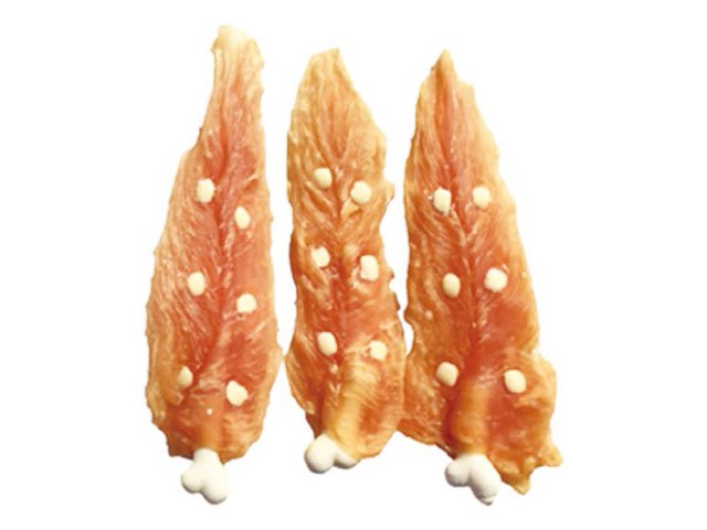 Chicken Breast with Calcium Bone and Cheese VPC-34 - Chicken Jerky dog treats OEM from China