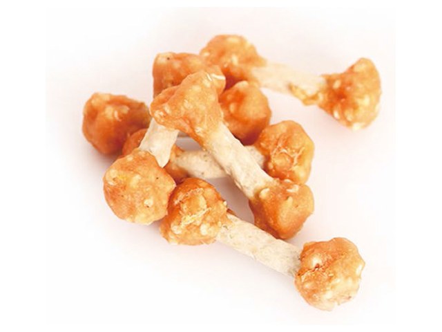 Chicken Dumbbells with Rice VPC-44 - Chicken Jerky dog treats OEM from China
