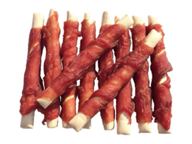 Biscuit Stick Twisted by Duck VPD-30 - Duck Jerky dog treats OEM from China