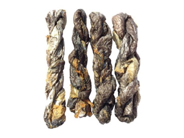 Fish Skin Screwed Stick VPF-09 - Fish Jerky dog treats OEM from China