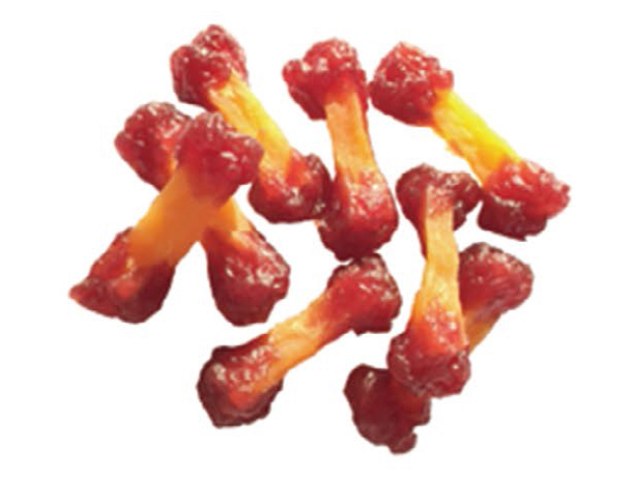Soft Duck Dumbbell with Sweet Potato VPV-10 - Fruit & Vegetable dog treats OEM from China